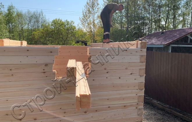 4 Брусовая баня  Б-13, 4х3м, 12 М², Ленинградская область, Выборгский район, г. Приморск (1)